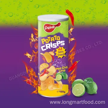 Peke Brand Chili Lime Potato Chips - Hot Fire/Flamin Hot/Extreme Hot/Mexican Spicy Lemon